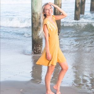 Forever 21 yellow dress